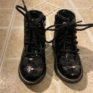 Kitty Combat Boots Size 7